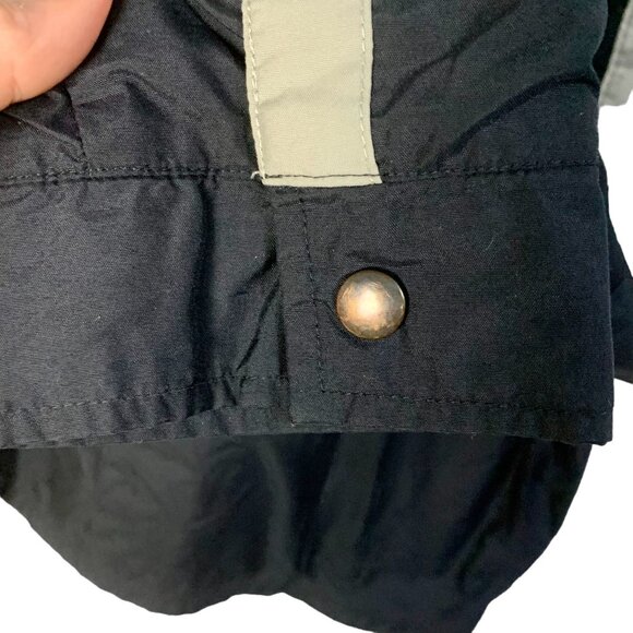 Vintage 90’s Nike Full Zip Windbreaker Jacket Men's 2XL Black White Y2K Swoosh - Picture 10 of 14